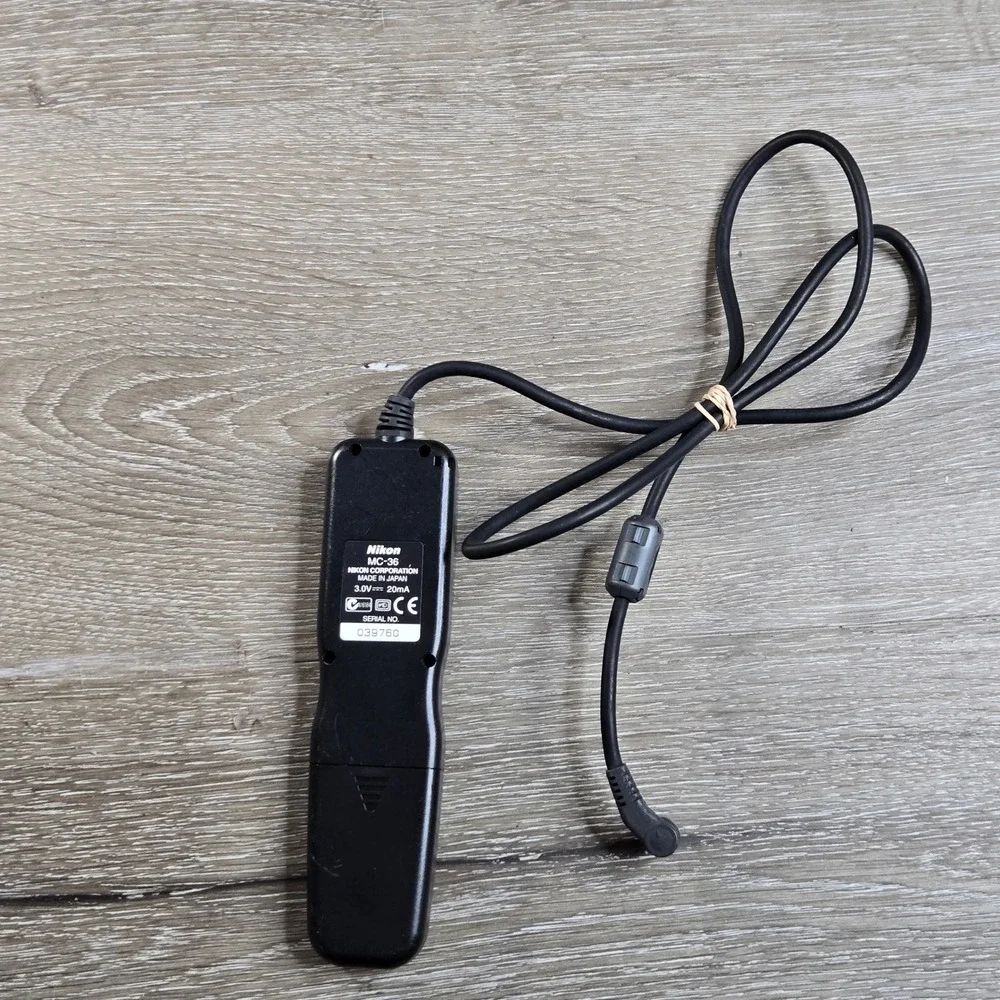 Nikon MC-36 Multi-Function Remote Cord Shutter Release Black Tested